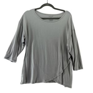 Kashwere Beauty Fiber Collagen Pajama‎ Top Size Medium